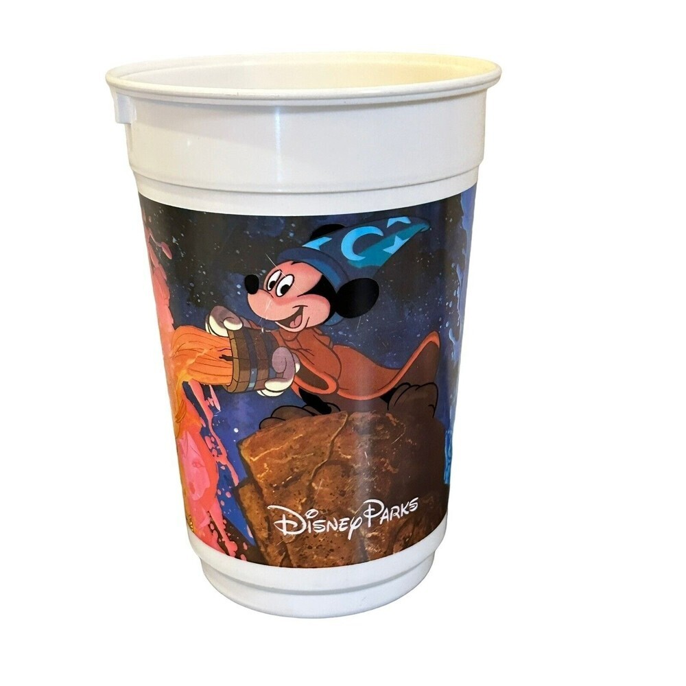Disney Parks Popcorn Bucket No Lid Sorcerer Mickey Paint‎ Bucket Princess Stitch